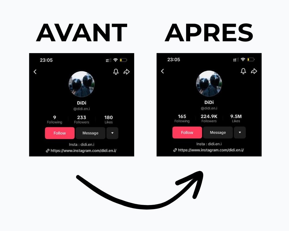 Vues TikTok