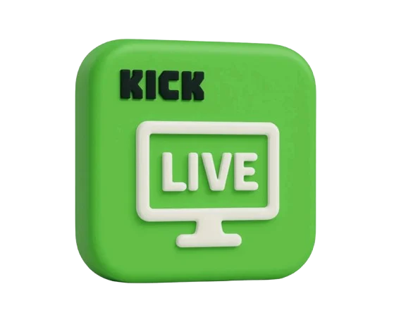 Visionnages en direct sur Kick